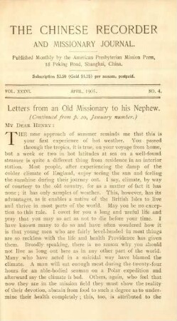 No. 4. April, 1905