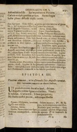 455-468, Epistola XIII. - Epistola XVI.