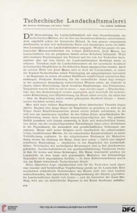17: Tschechische Landschaftsmalerei