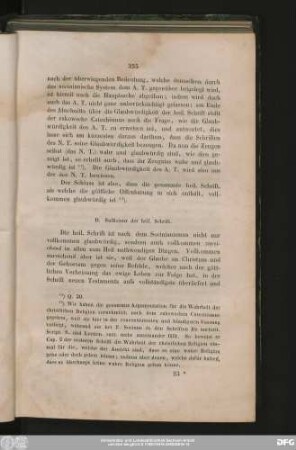 D. Sufficienz der heil. Schrift.
