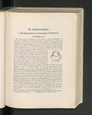 III. Stoffliche Kultur.