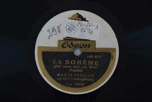 La bohéme : "Man nennt mich nur Mimi" / (Puccini)