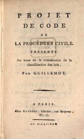 Projet de code de la procédure civile