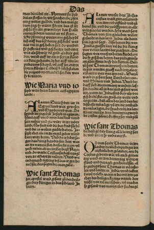 Wie sant Thomas die heiligen drey künig all lebentig fande und wie er sy underweyst.