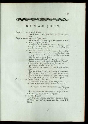 Remarques.