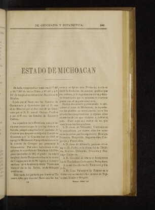Estado de Michoacan