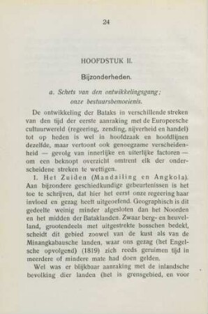 a. Schets van den ontwikkelingsgang; ...
