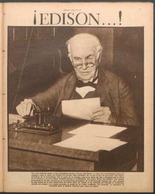 ¡Edison...! [Fotografía]