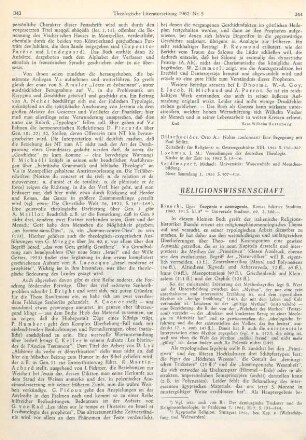 344-345 [Rezension] Bianchi, Ugo, Teogonie e cosmogonie