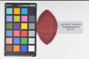 Siegler: Arnsberg, kurfürstlicher Hof Überlieferungsart: Original. Stoff: Wachs Farbe: rot Form: oval. Durchmesser: Art: Typ: Umschrift: