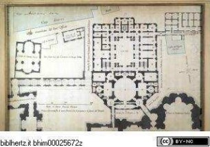 Entwurf der Sakristei für Sankt Peter und Canonica, Grundriss