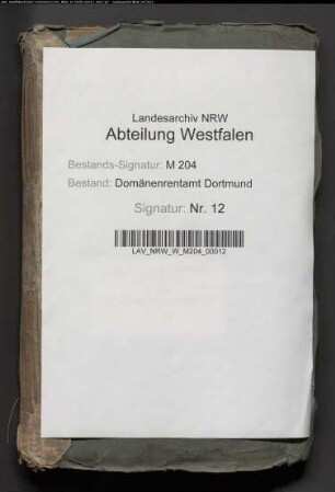 Der Früchtezehnte in Barop, ehemals Stift Clarenberg (Hoerde):Verpachtung; Umwandlung in Geldrente.
