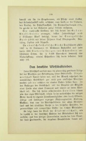 Das deutsche Wirtschaftsleben