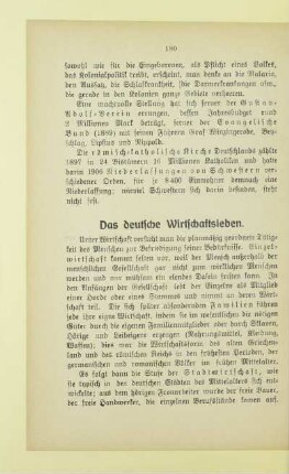 Das deutsche Wirtschaftsleben