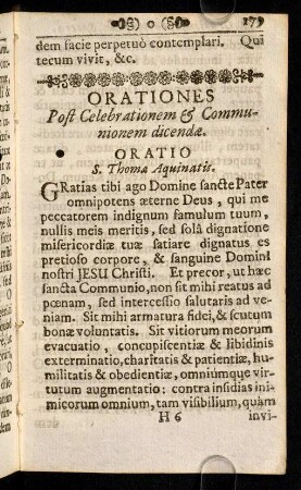179-185, Praxis orationum post celebrationem vel communinem dicendarum.