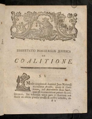 3-16, Dissertatio Inauguralis Juridica De Coalitione. Corollaria.