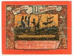 Westerland, Notgeld 1 Mark (Serienschein)