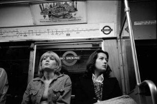 In London in der Underground