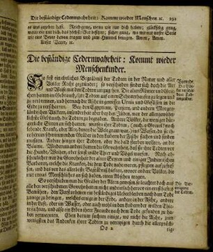 Vorrede. - Gebet vor der Predigt.
