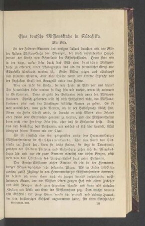 Eine deutsche Missionskirche in Südafrika