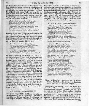 Lenz, J. R.: Lustspiele. Bd. 1-2. Mainz: Kupferberg 1835