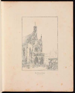 16. Die Frauenkirche. Vordere Ansicht. - Frauenkirche, Nürnberg