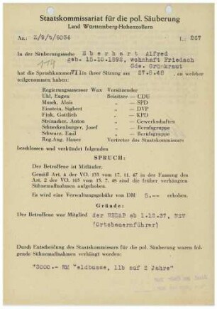 Eberhart, Alfred