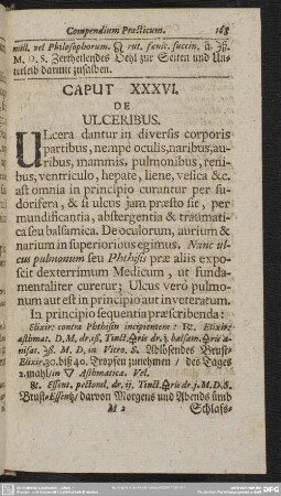 Caput XXXVI. De Ulceribus