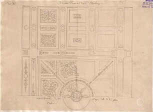 Klenze, Leo von; St. Petersburg (Russland); Eremitage - Vorzimmer 1. OG - Plafond (Teilansicht)