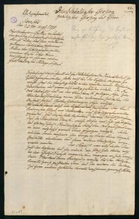 Brief vom 25. Aug. 1798 / 1. Sept. 1798
