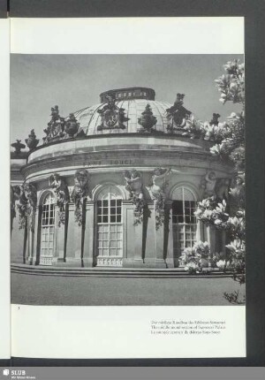 Der mittlere Rundbau des Schlosses Sanssouci