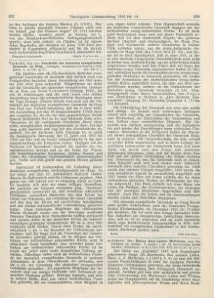 258-259 [Rezension] Arildsen, Skat, Biskop Hans Lassen Martensen, hans Liv, Udvikling og Arbejde