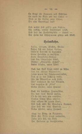 Heimkehr