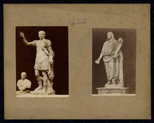 Archäologisches Nationalmuseum (Museo Archeologico Nazionale), Neapel: Trajan und Augustusstatue