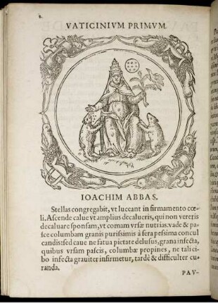 Vaticinium Primum [-] Vaticinium Ultimum [XXX.]