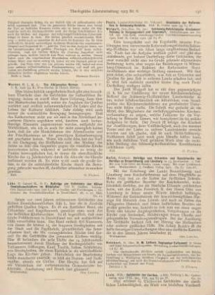 132 [Rezension] Busch, Friedrich, Beiträge zum Urkunden- und Kanzleiwesen der Herzöge zu Braunschweig und Lüneburg im 13. Jahrh. 1. Teil: Bis zum Tode Ottos des Kindes. (1200 - 1252)