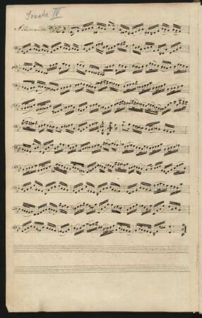 Partiten. Arr.; vlc; g-Moll; BWV 1004