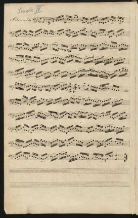 Partiten. Arr.; vlc; g-Moll; BWV 1004