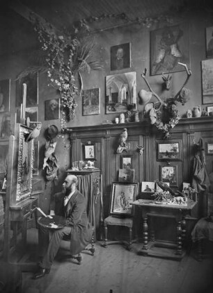 Künstleratelier Hugo Kotschenreither (1854-1908 ), Genremaler