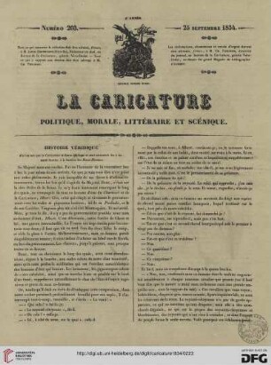 Numéro 203 (25 Septembre 1834)