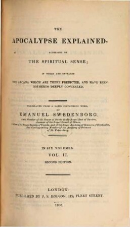 Works, 15. Vol. 2. - 2. ed. - 1836