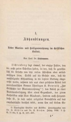Abhandlungen