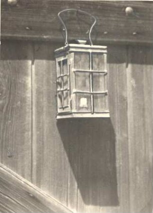 Laterne aus Pannewitz : Hausrat - Hausarbeit. Ort: Banecy / Pannewitz. Alte Laterne.