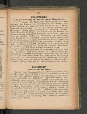Schleusungen