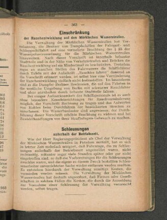 Schleusungen