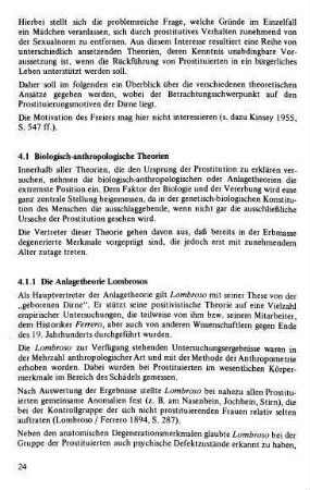 4.1 Biologisch-anthropologische Theorien
