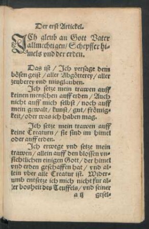 Der erst Artickel.