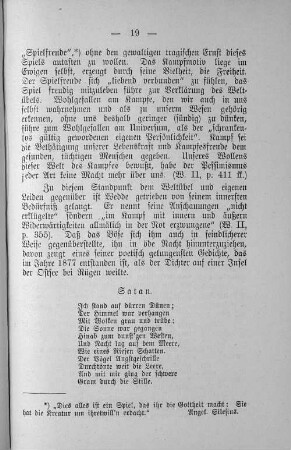 Gedicht: "Satan."
