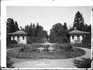 Karlsruhe Fasanengarten Teehäuschen - Pavillon á la chinoise Ansicht von Süden