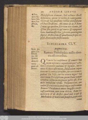 Schediasma CLV.
